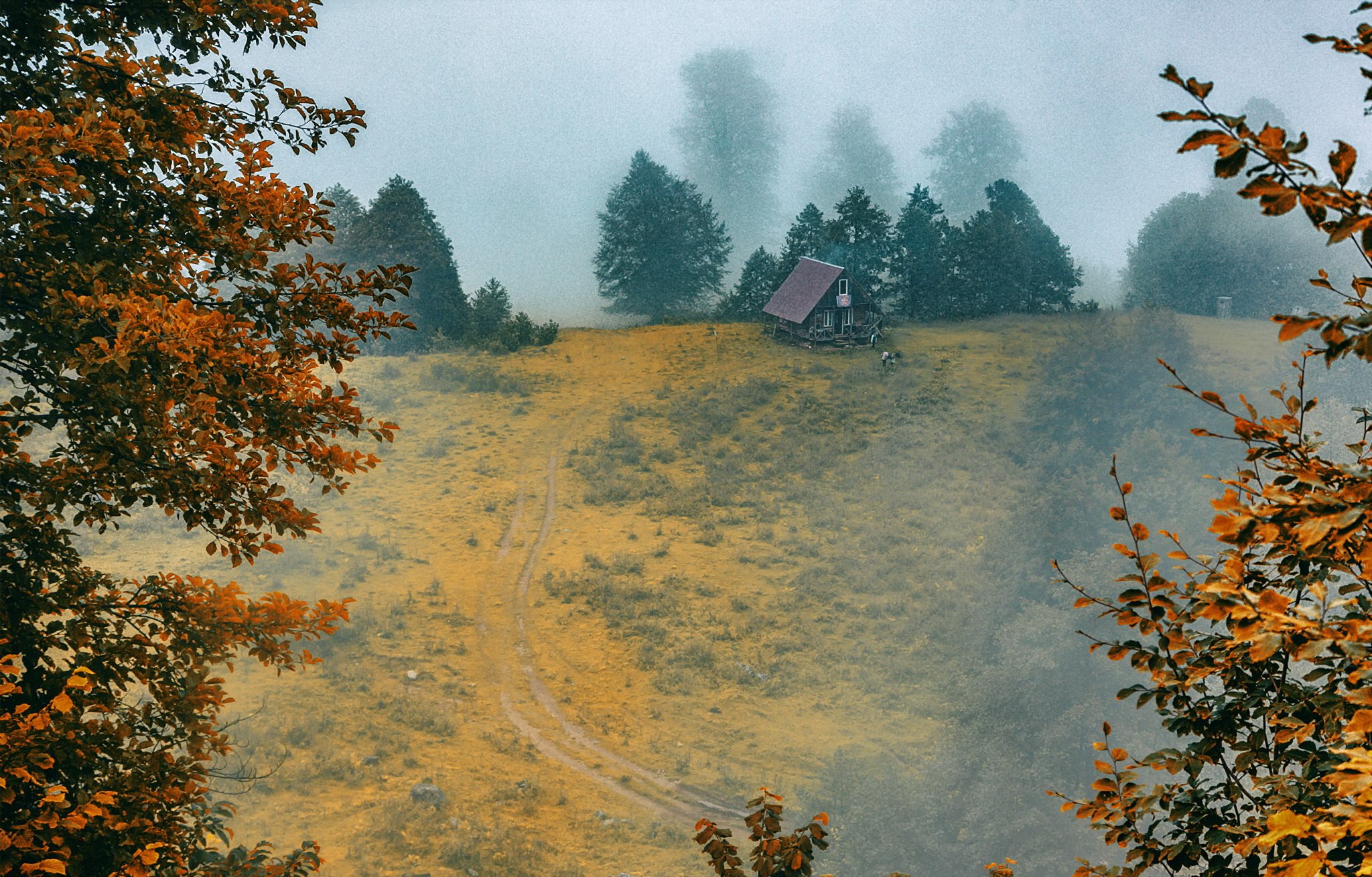 Large frame print detail